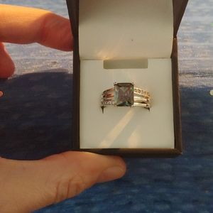 Emerald cut Mystic Topaz - size 7